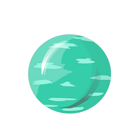 Pluto planet illustration clipart