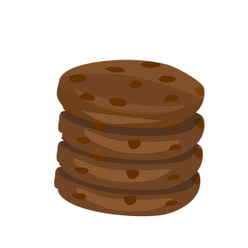 Chocolate biscuits illustration clipart