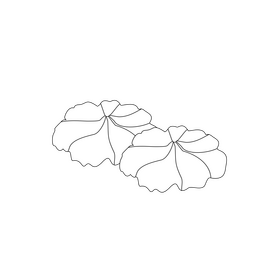 Cracknel biscuits black and white clipart