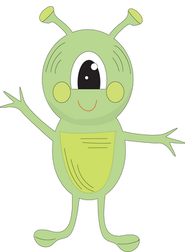 Alien cartoon clipart free download