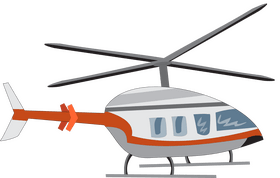 Helicopter drawing clipart