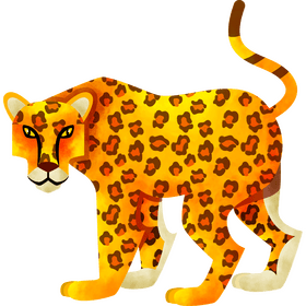 Leopard clipart