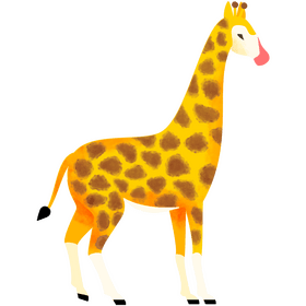 Giraffe clipart vector free download