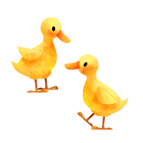 Ducklings clipart