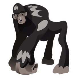 Gorilla monkey clipart
