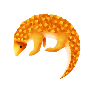Pangolin clipart