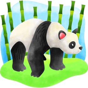 Panda vector