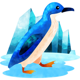 Fairy penguin vector