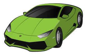 Lamborghini Huracan clipart