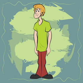 Scooby Doo Shaggy vector