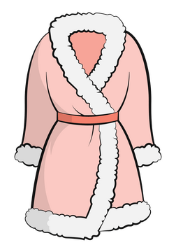 Bathrobe clipart