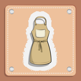 Apron vector
