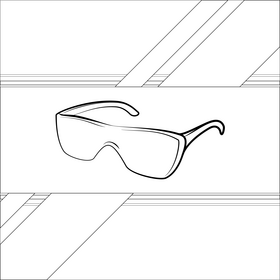 Shades black and white vector