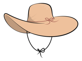 Sun hat clipart