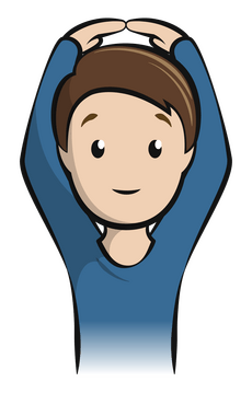 Man gesturing OK emoji, emoticon clipart