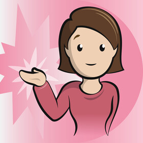 Woman tipping hand emoji, emoticon vector