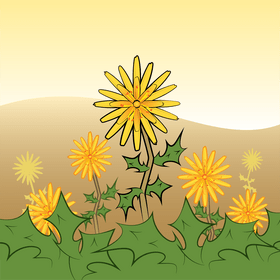 Spanish oyster flower vector