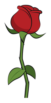 Rose drawing clipart