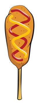 Corndog clipart