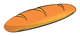 Baguette clipart