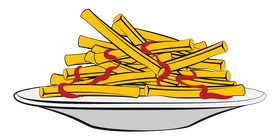 Fries clipart