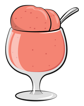 Ice cream cup clipart