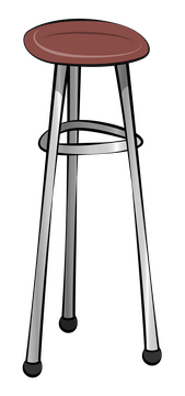 Bar stool clipart