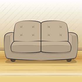 Sofa 2 seater vector