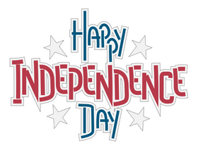 Happy independence day fireworks clipart free download