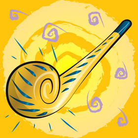 Party horn vector