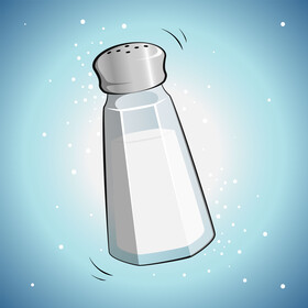 Salt shaker vector