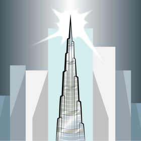 Burj-khalifa vector - for free download