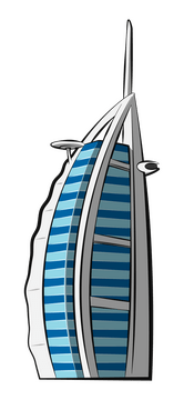 Burj al arab clipart