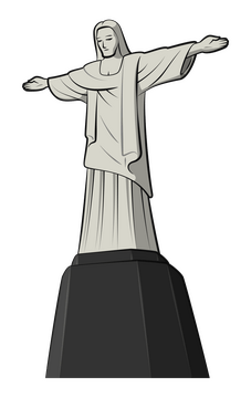Christ the redeemer clipart