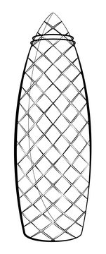 Gherkin tower black and white clipart