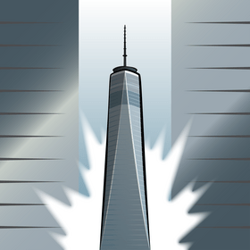 One world trade center vector
