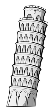 Tower-of-pisa vector - for free download