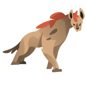 Hyena clipart