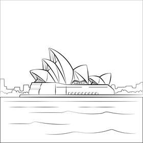 Sydney-opera vector - for free download