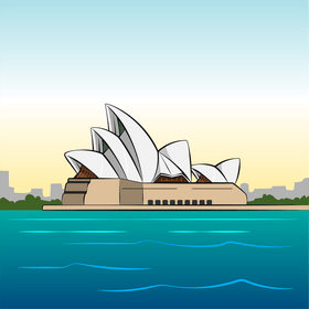 Sydney-opera vector - for free download