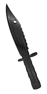 Combat knife clipart