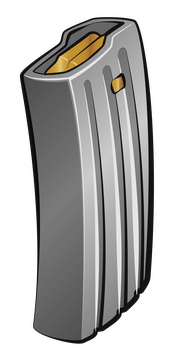 Rifle magazine clipart