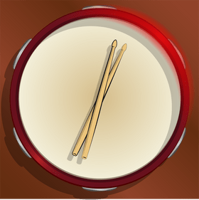 Drum sticks vector
