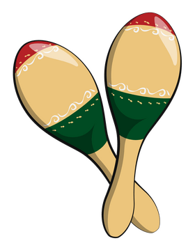 Maracas clipart