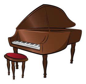 Piano vector - for free download