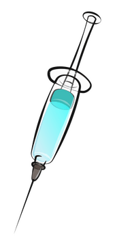 Syringe cartoon clipart
