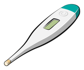 Thermometer cartoon clipart