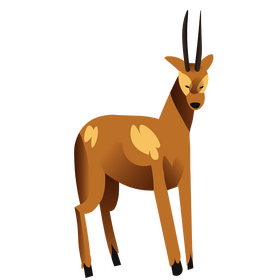 Impala animal clipart