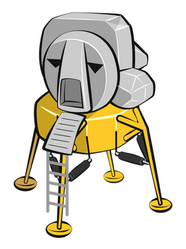 Apollo lunar module clipart