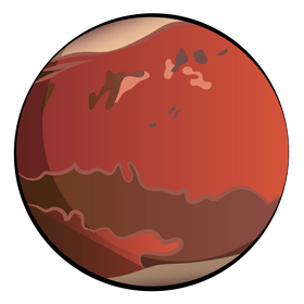 Mars clipart
